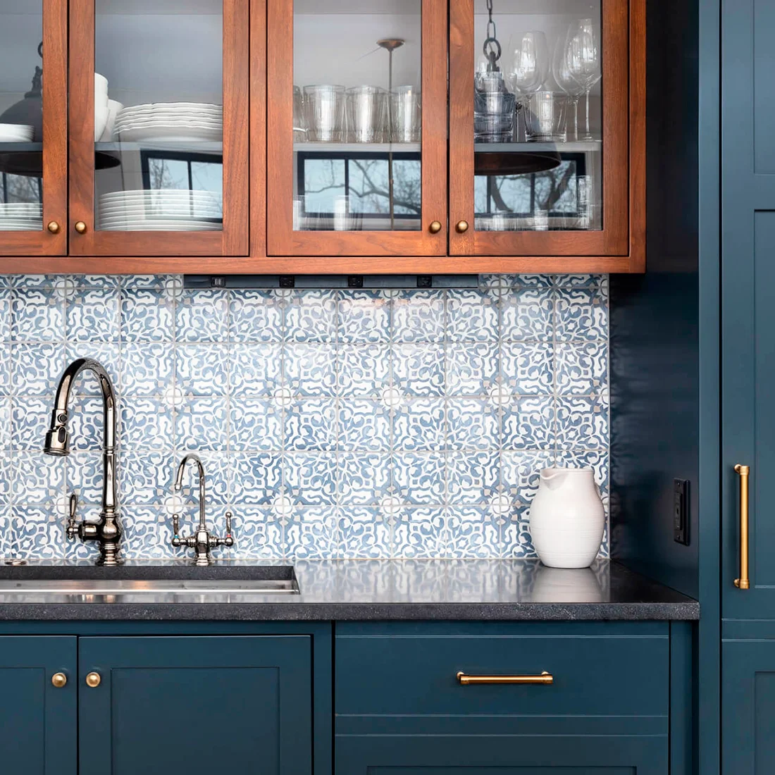 Eclectic Traditional Kitchen Remodel by Graves Design & Remodeling, Inc. project photo